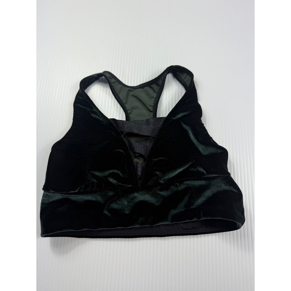 Victoria Sport Velvet Sports Bra Racerback Activewear Top Medium